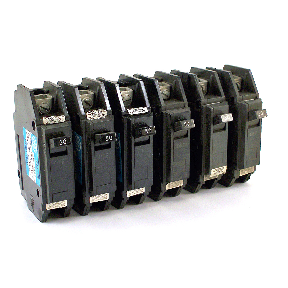Box of 6 General Electric Lug Lug Circuit Breakers TQC1150 eBay