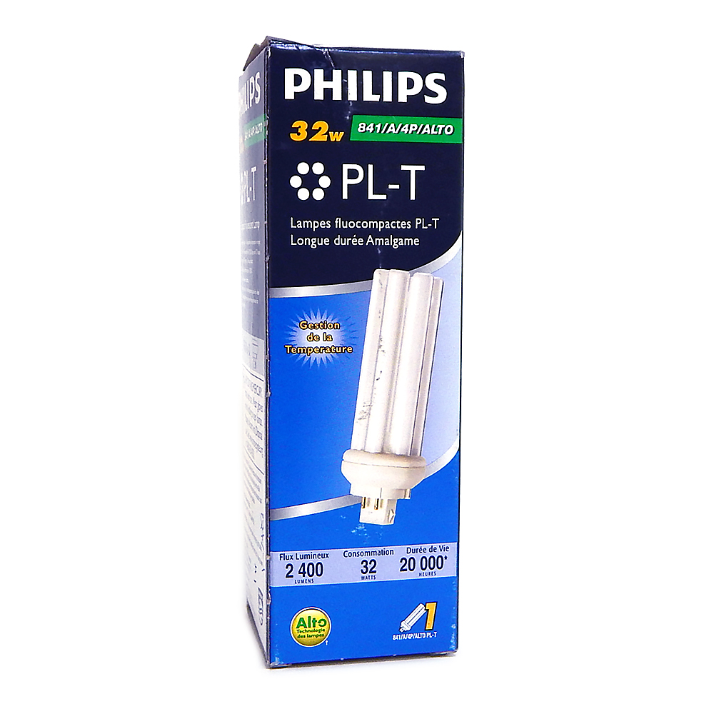 NEW Philips 18W//841//4P Alto PL-C Compact 4-Pin 18W Fluorescent Lamp G24q-2