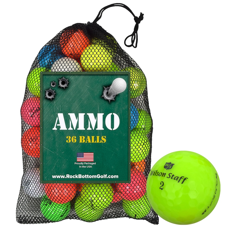 Assorted Mix Near Mint Recycled Used Golf Balls [36-Ball] Assorted Colors