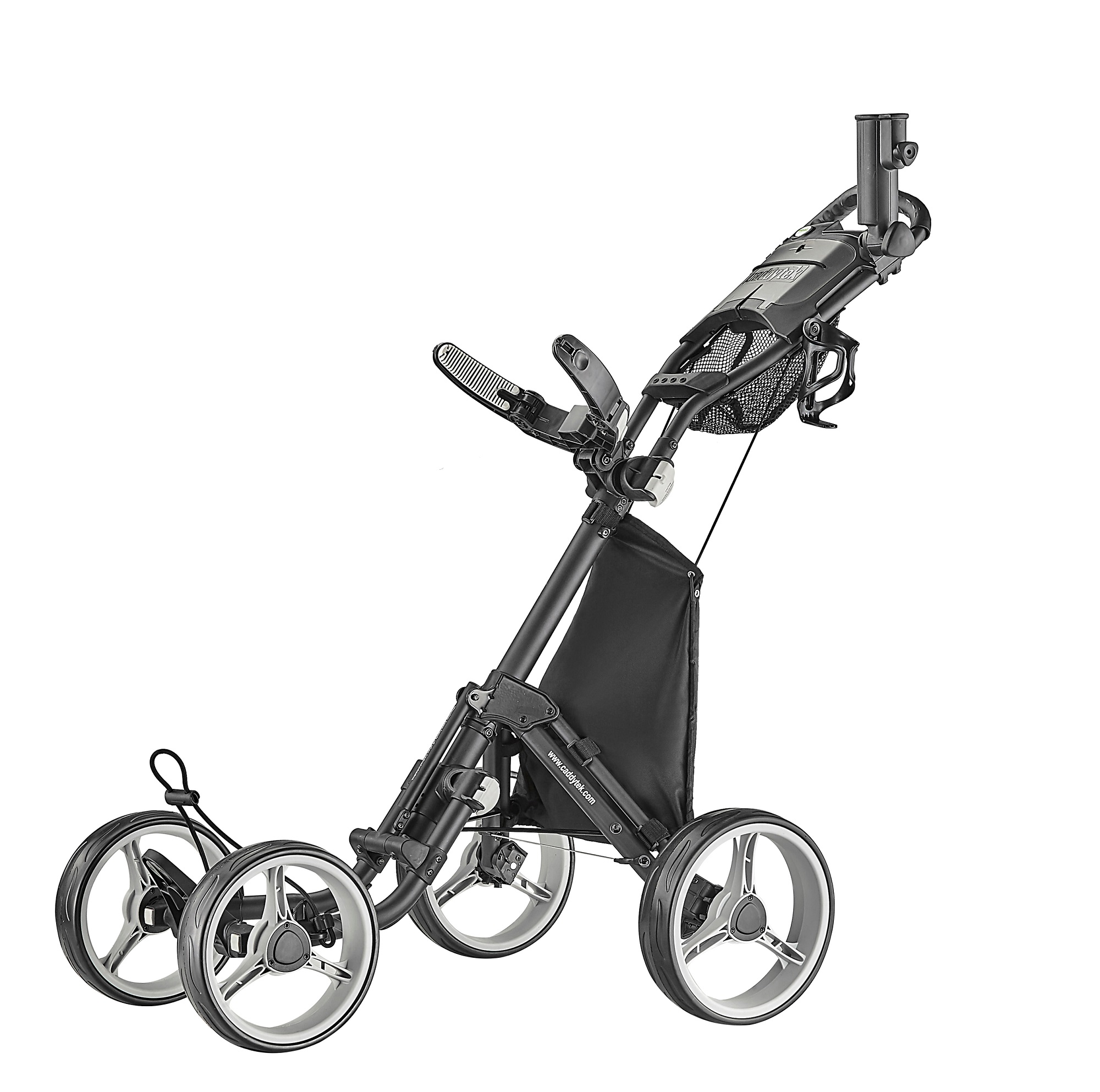 New CaddyTek Golf Explorer V8 SuperLite Deluxe Push Cart - Picture 8 of 12