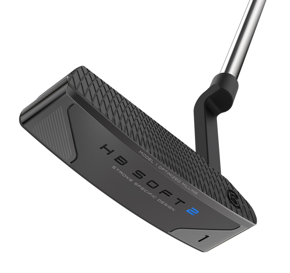 Cleveland Golf HB Soft 2 Black Putter Model #1 34" [Pistol Grip]