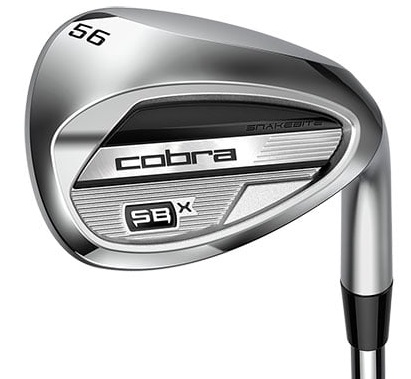 Pre-Owned Cobra Golf 2023 King Cobra Sb-X Chrome Wedge Steel MLH 56* Stiff Sand Wedge [KBS Max 80 Steel] *Very Good* LEFT HAND