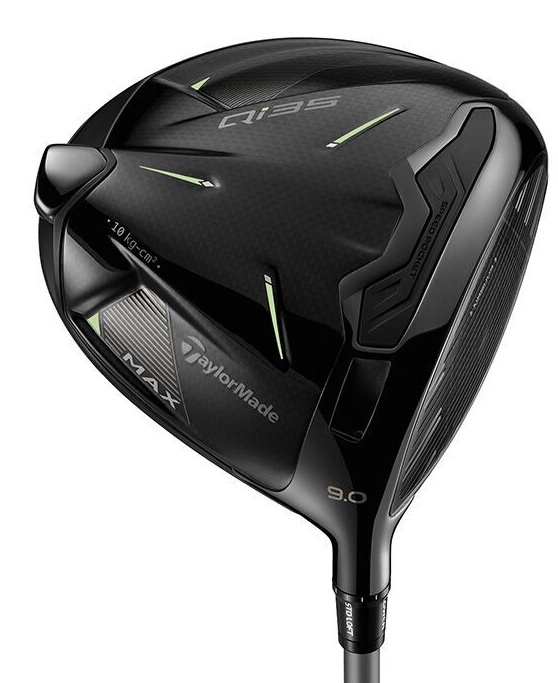 New Taylor Made Golf Designer Series Qi35 Max Black Driver 9* Stiff Flex [Ventus Blue] Left Handed