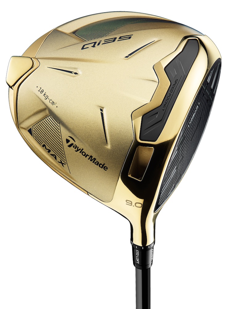 Taylor Made Golf Designer Series Qi35 Max Gold Driver 10.5* Stiff Flex [Diamana T+ 60]