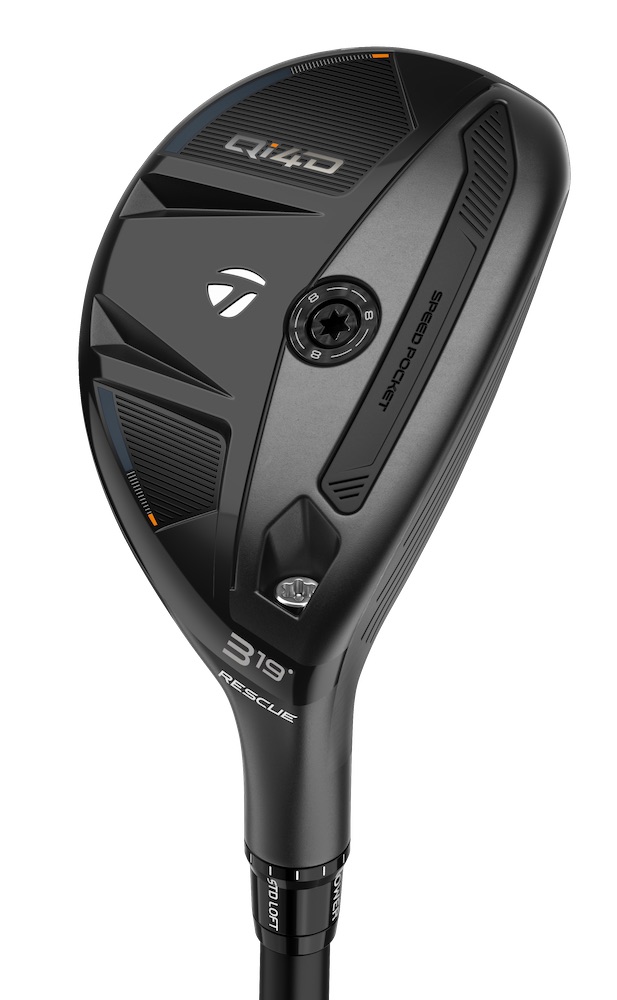 Taylor Made Golf Qi4D Rescue 22* #4 Stiff Flex [REAX] Left Handed