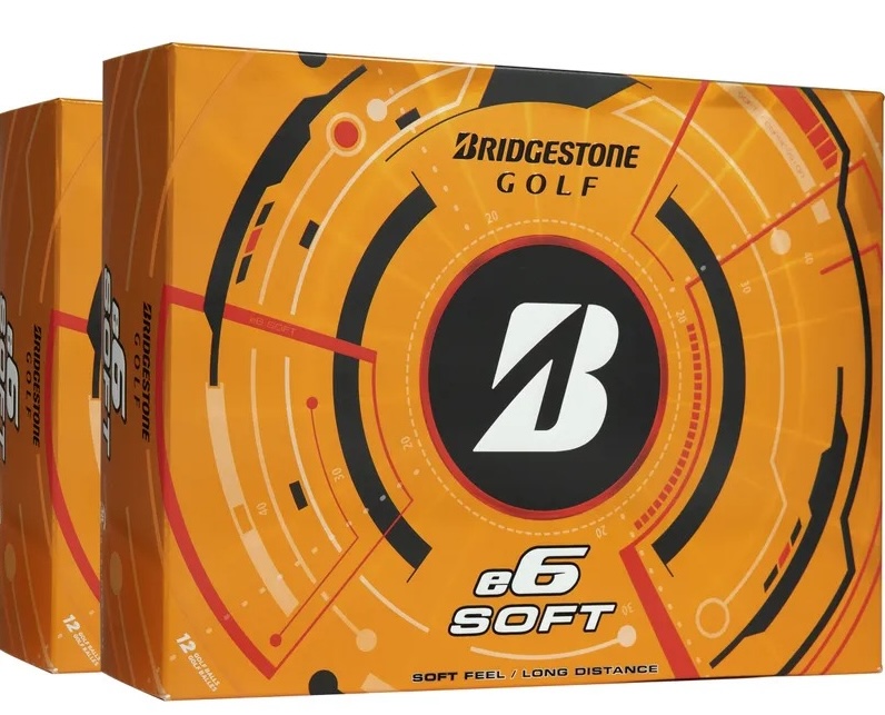 Bridgestone e6 Soft Golf Balls [24-Ball] White