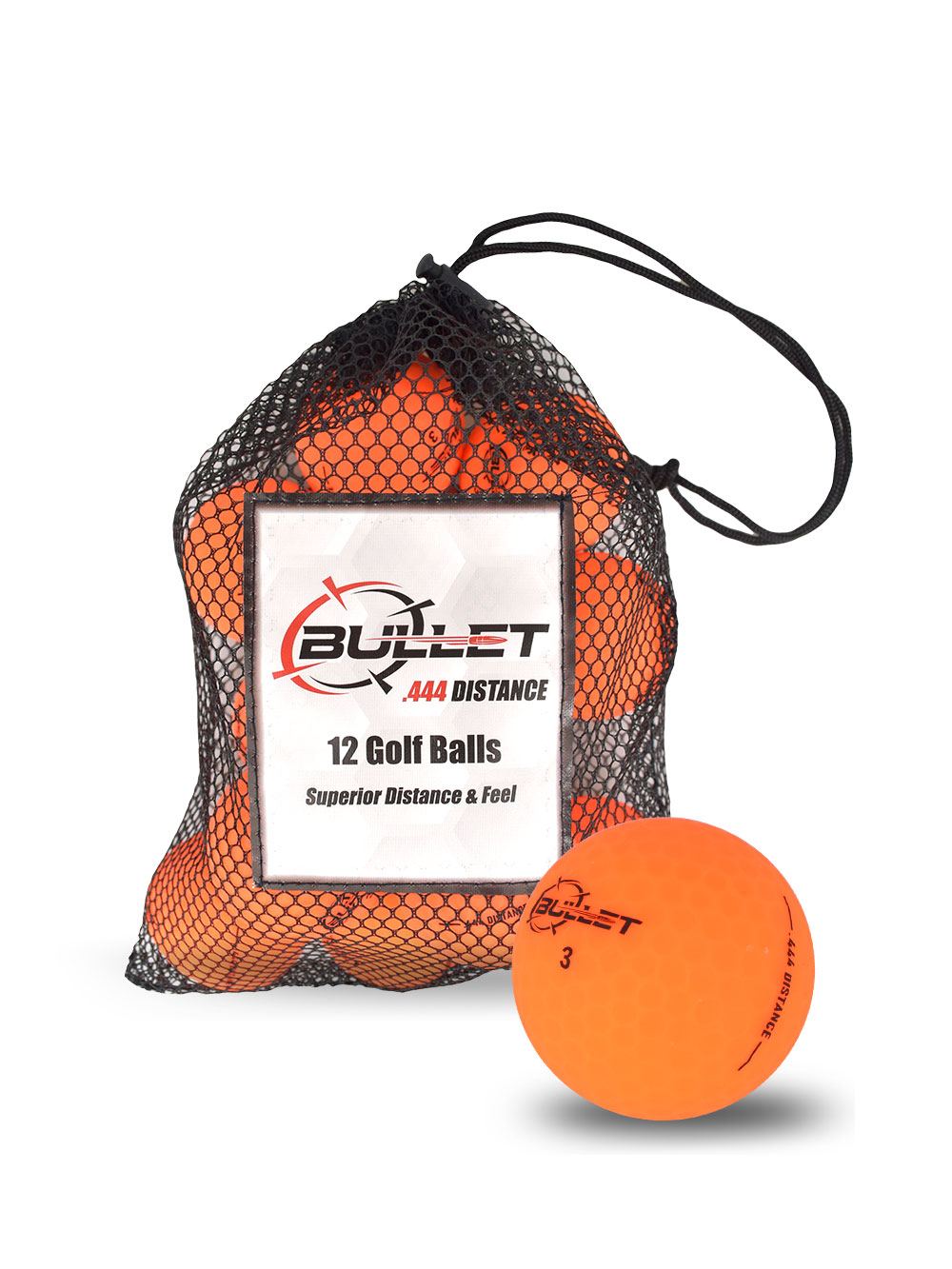 Nuevas pelotas de golf Bullet .444 distancia *12 bolas* - Imagen 8 de 11