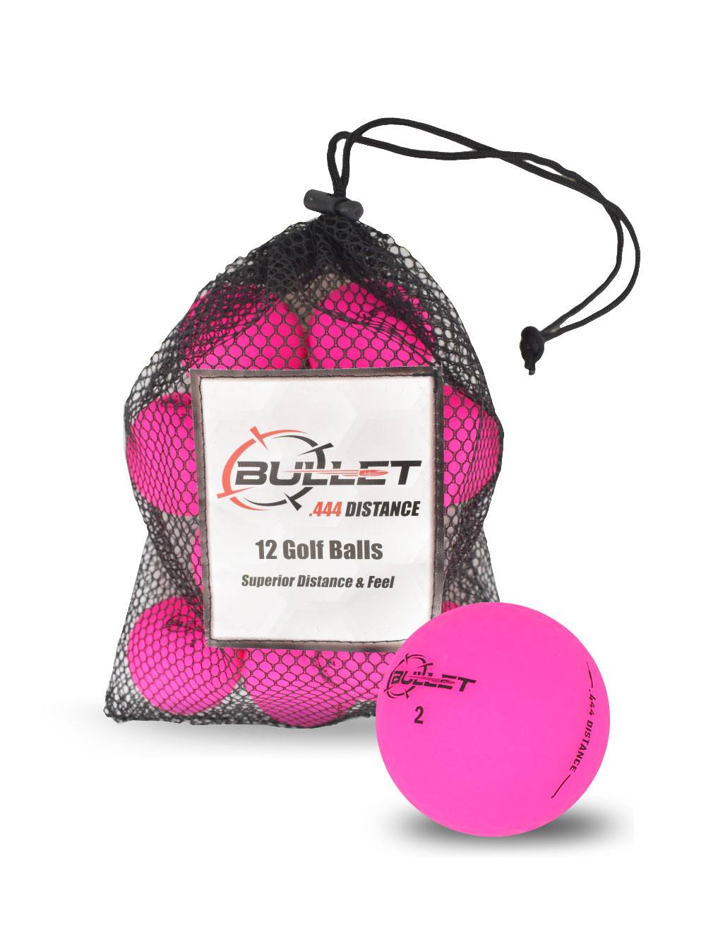 Nuevas pelotas de golf Bullet .444 distancia *12 bolas* - Imagen 9 de 11