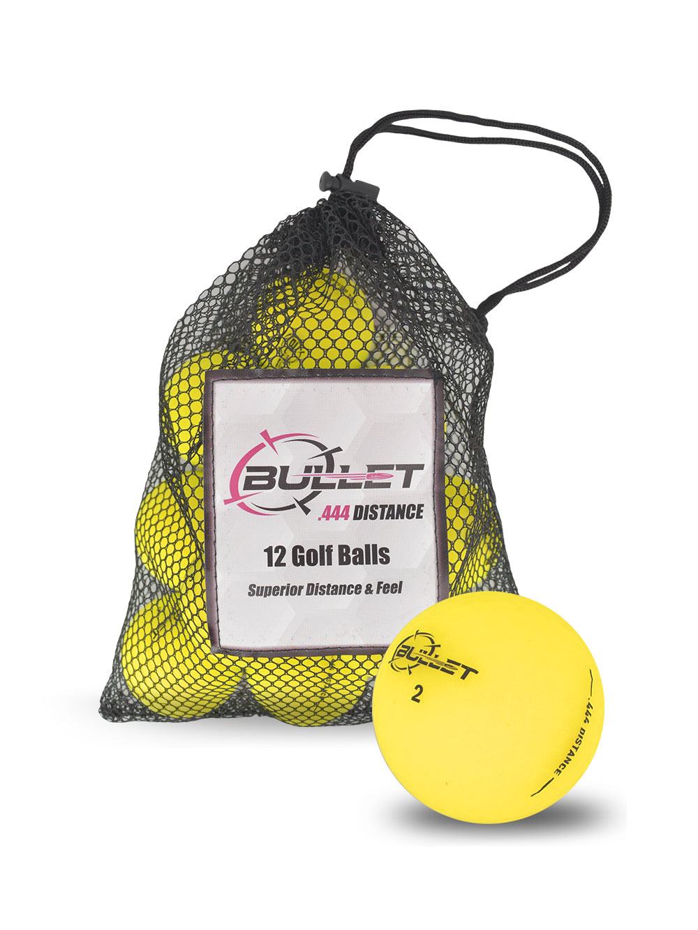 Nuevas pelotas de golf Bullet .444 distancia *12 bolas* - Imagen 11 de 11