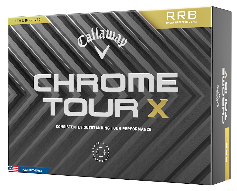 New Callaway Chrome Tour X RRB Radar Reflective Golf Balls