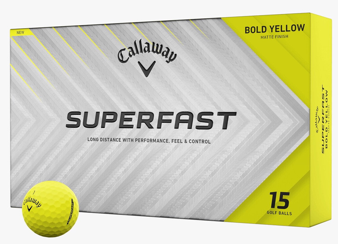 Callaway Superfast Golf Balls [15-Ball] Yellow