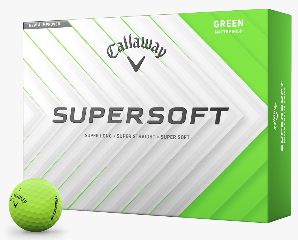 Callaway Golf 2025 Supersoft Golf Balls *1-Dozen* [Green]