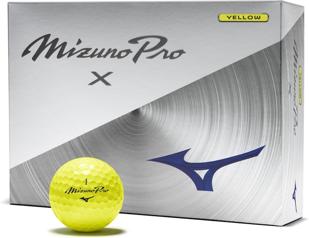 Mizuno Pro X Golf Balls 1-Dozen Yellow