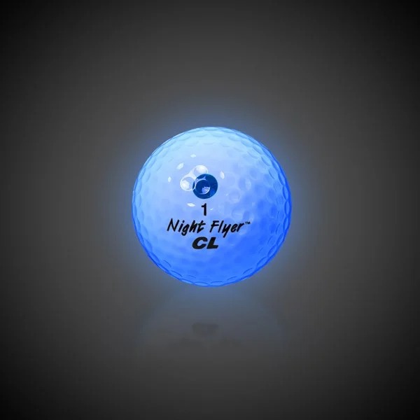Night Flyer Golf- LED Constant Light Golf Balls [1-Ball] Blue