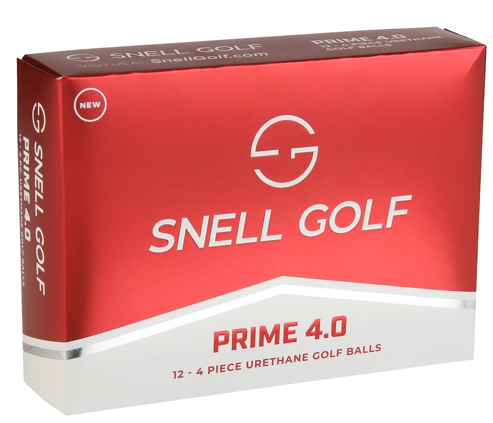 Snell Prime 4.0 Golf Balls 1-Dozen White [LOGO ONLY]