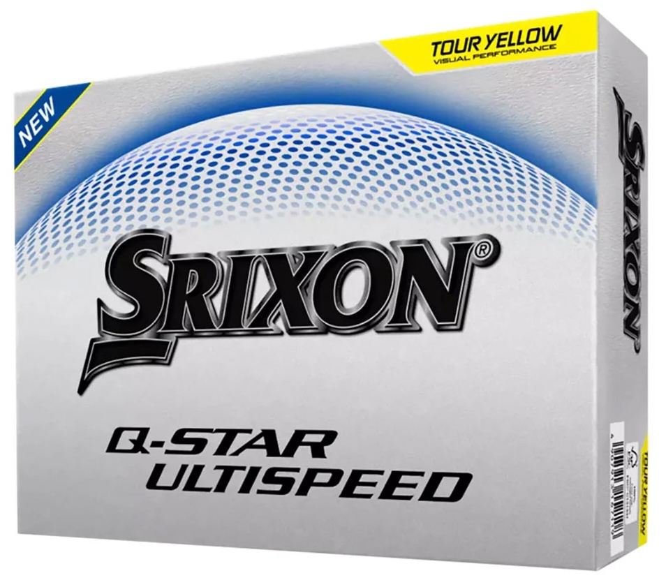 Srixon Q-Star Ultispeed Golf Balls 1-Dozen Yellow