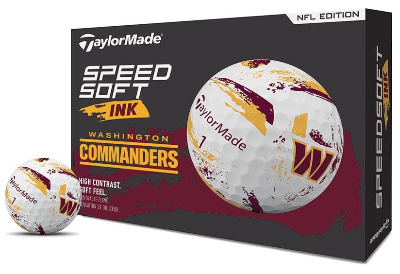 Taylor Made Golf 2025 SpeedSoft NFL Ink *1-Dozen* Commanders