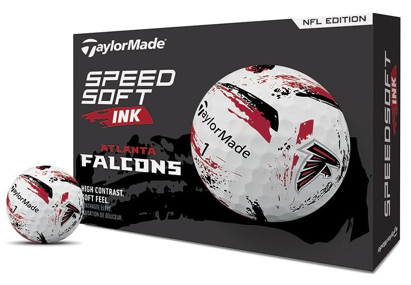 Taylor Made Golf 2025 SpeedSoft NFL Ink *1-Dozen* Falcons