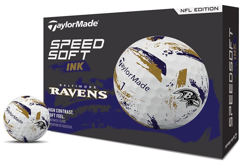 Taylor Made Golf 2025 SpeedSoft NFL Ink *1-Dozen* Ravens