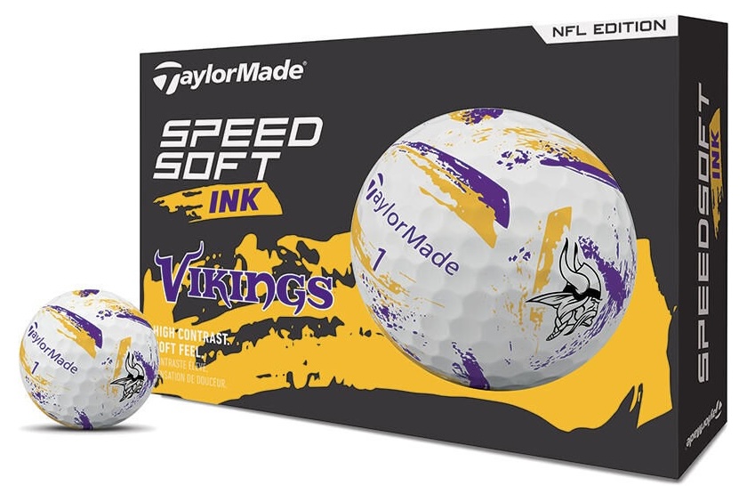 Taylor Made Golf 2025 SpeedSoft NFL Ink *1-Dozen* Vikings