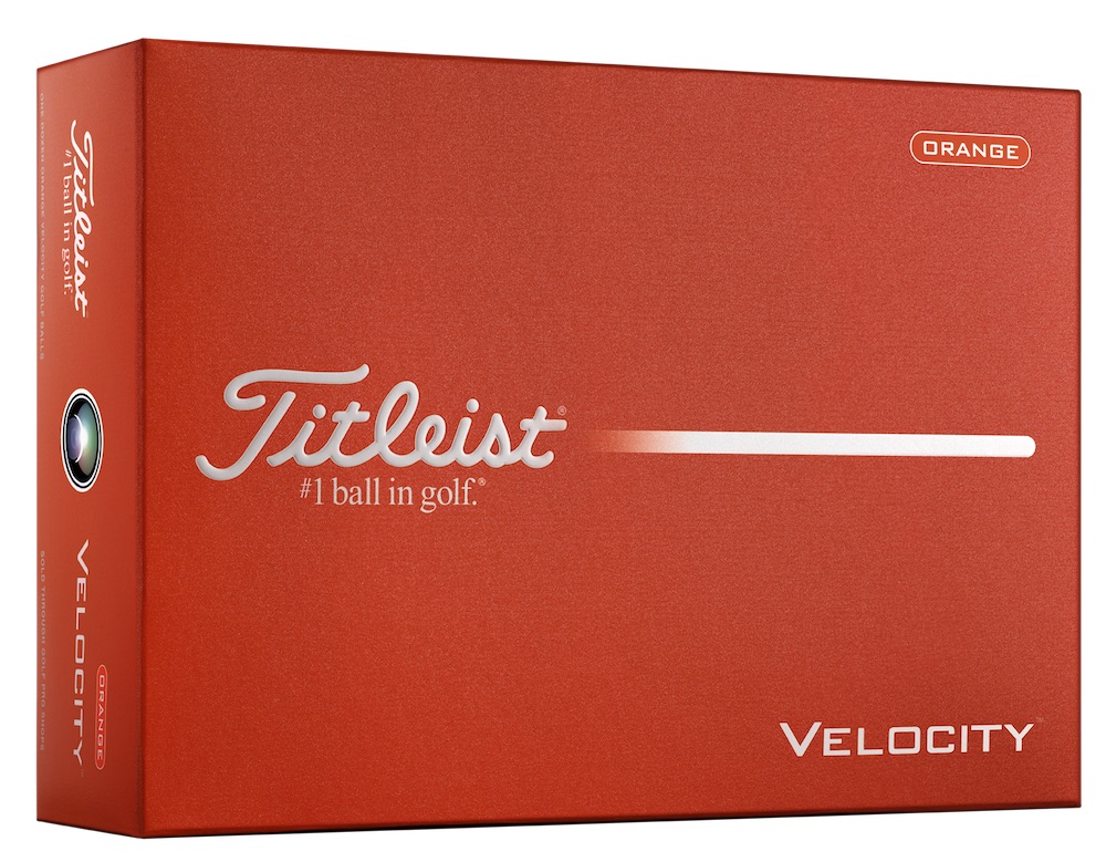 Titleist Golf 2026 Velocity Golf Balls *1-Dozen* Orange [LOGO ONLY]