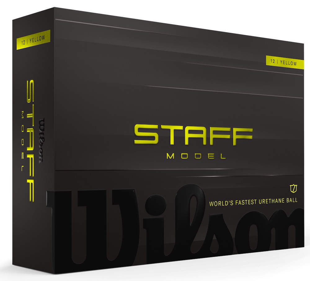 Wilson Golf 2026 Staff Model Golf Balls 1-Dozen [Yellow]