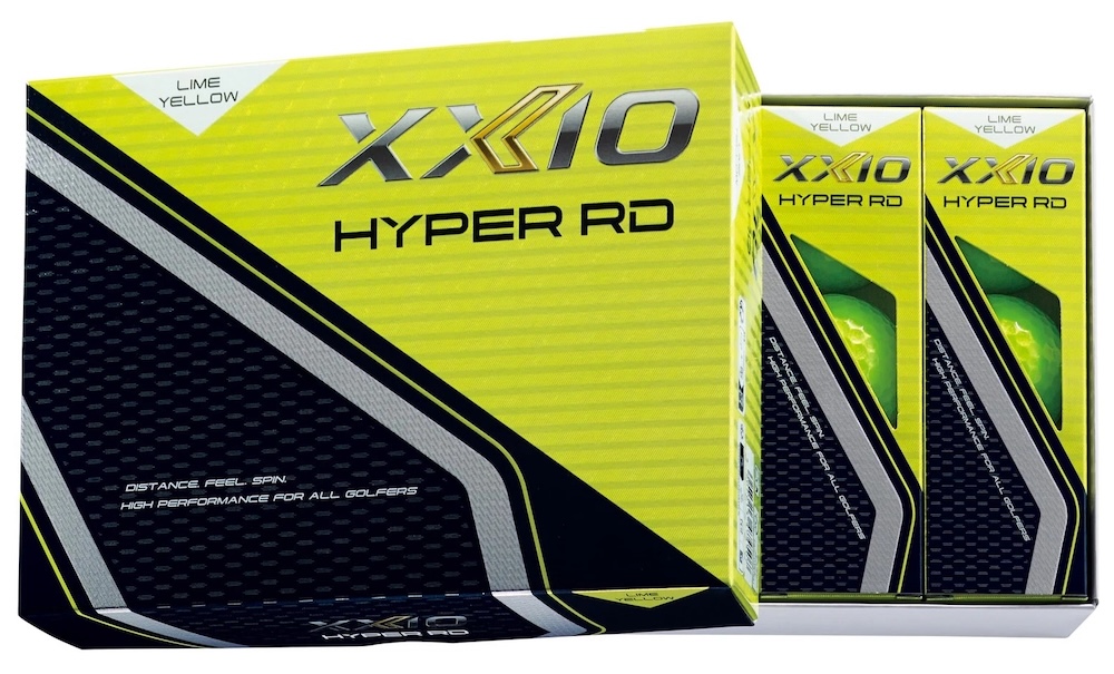 XXIO Hyper RD Golf Balls 1-Dozen Yellow [LOGO ONLY]