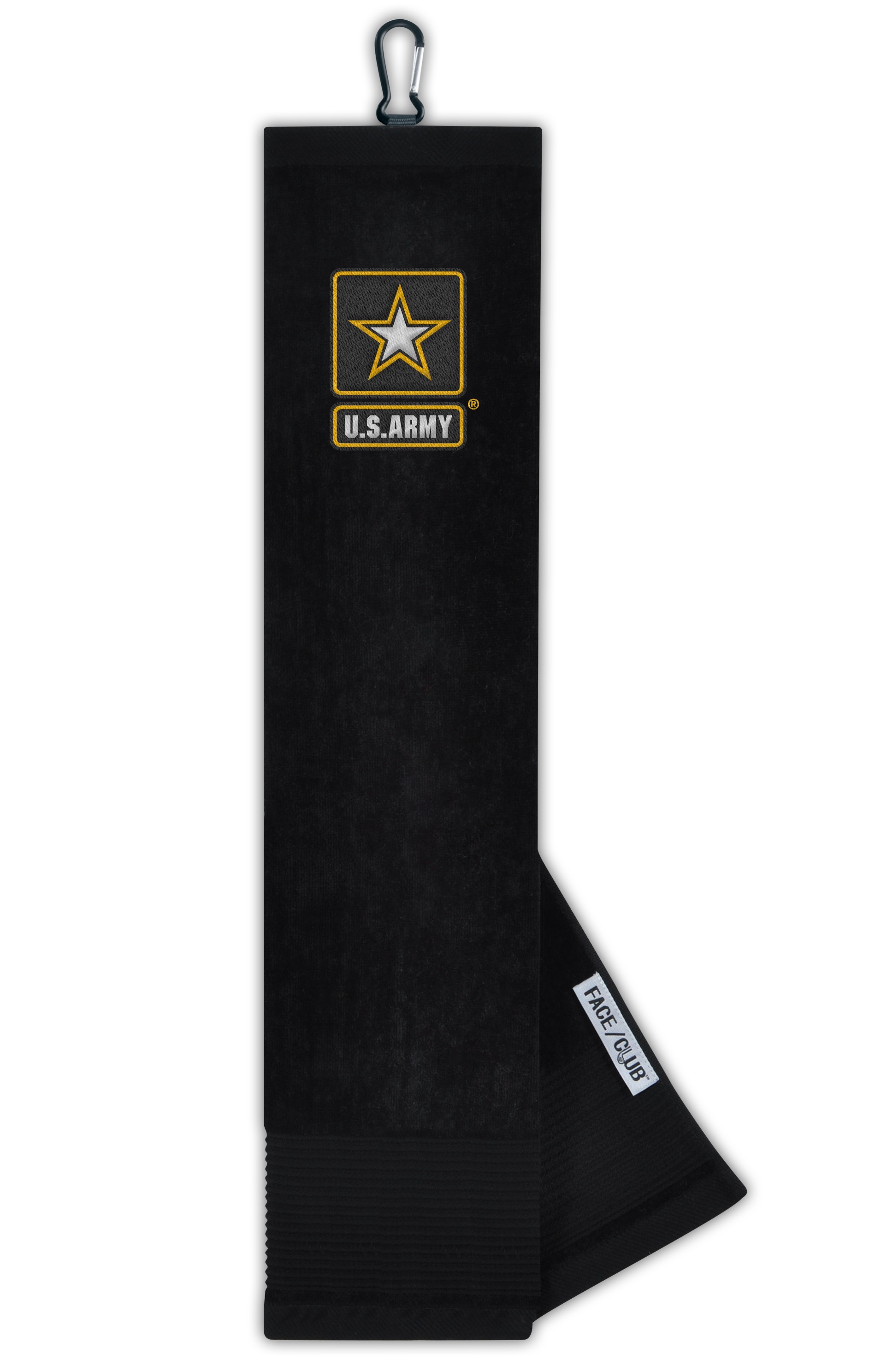 Team Effort Golf Army Face/Club Tri-Fold Embroidered Towel