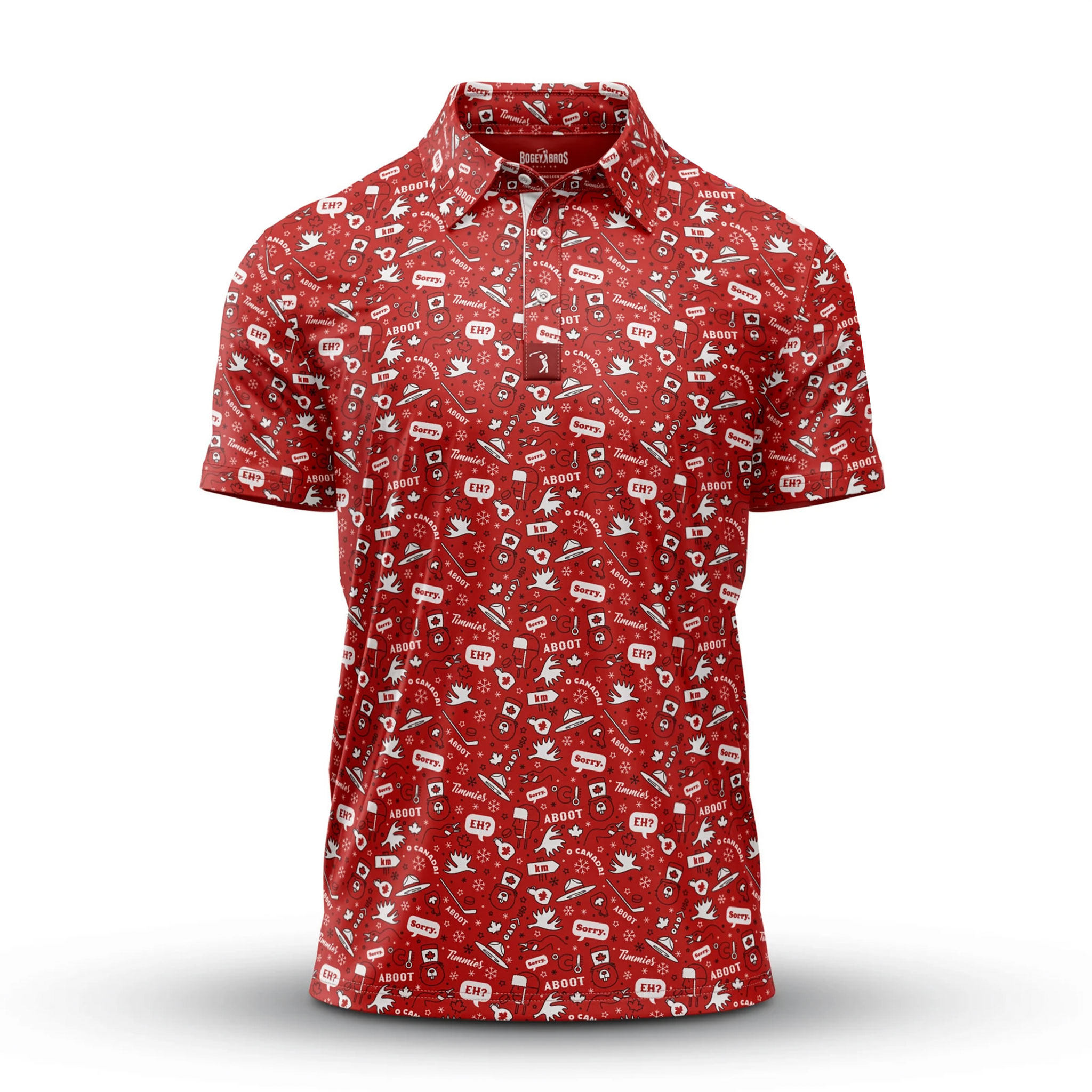 Bogey Bros Golf O Canada Polo