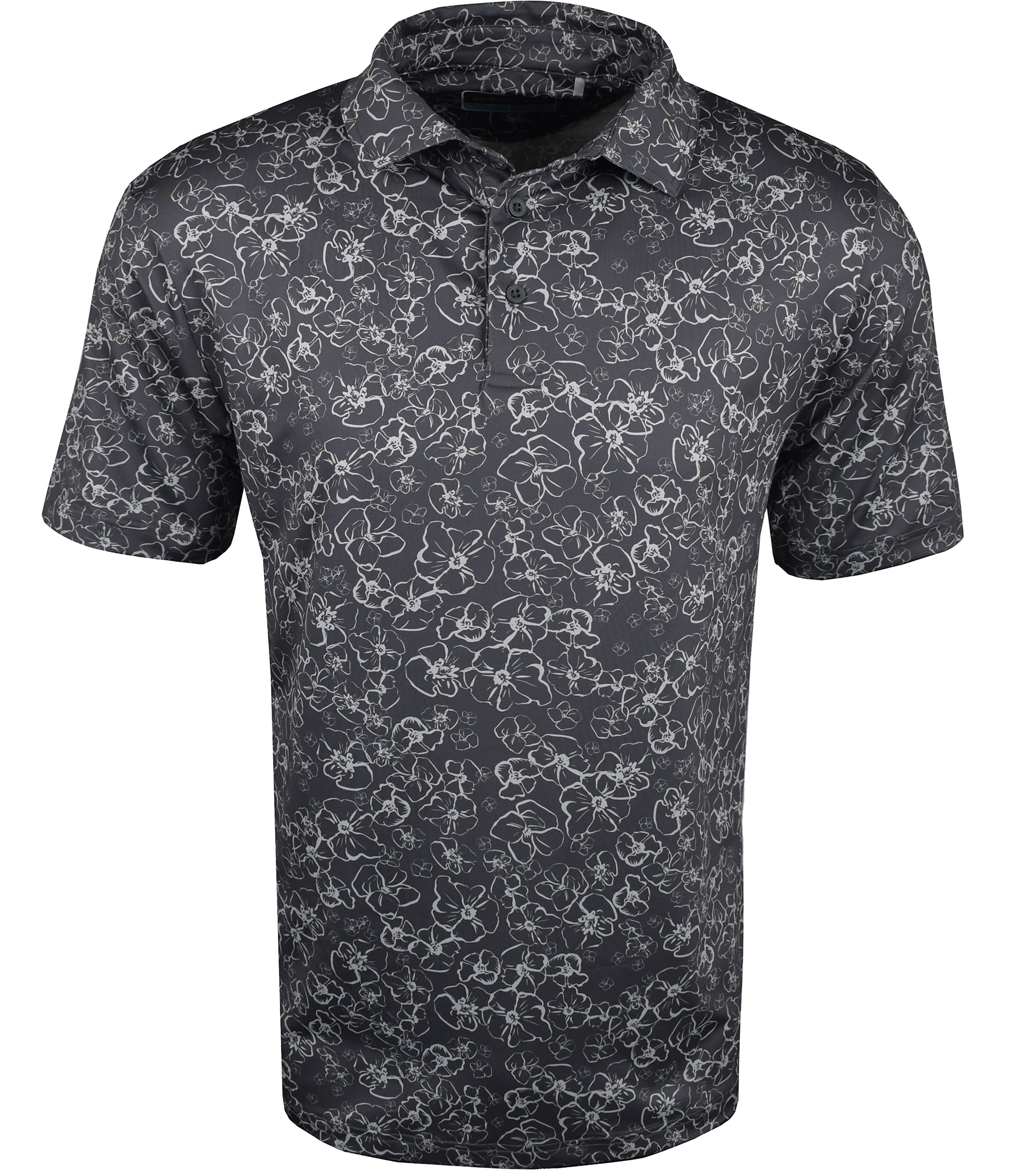 New Etonic Golf Floral Print Polo - Picture 10 of 12