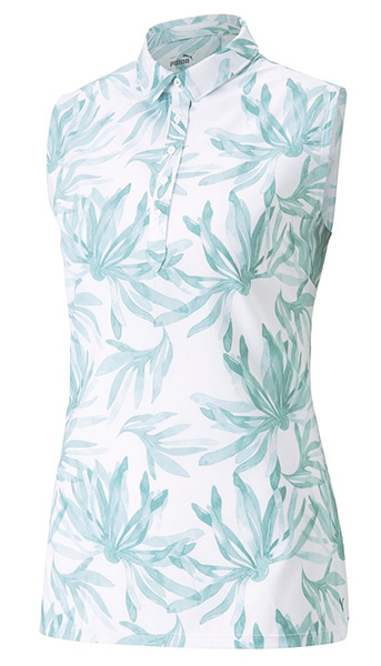 Puma Golf Ladies Palm Sleeveless Polo