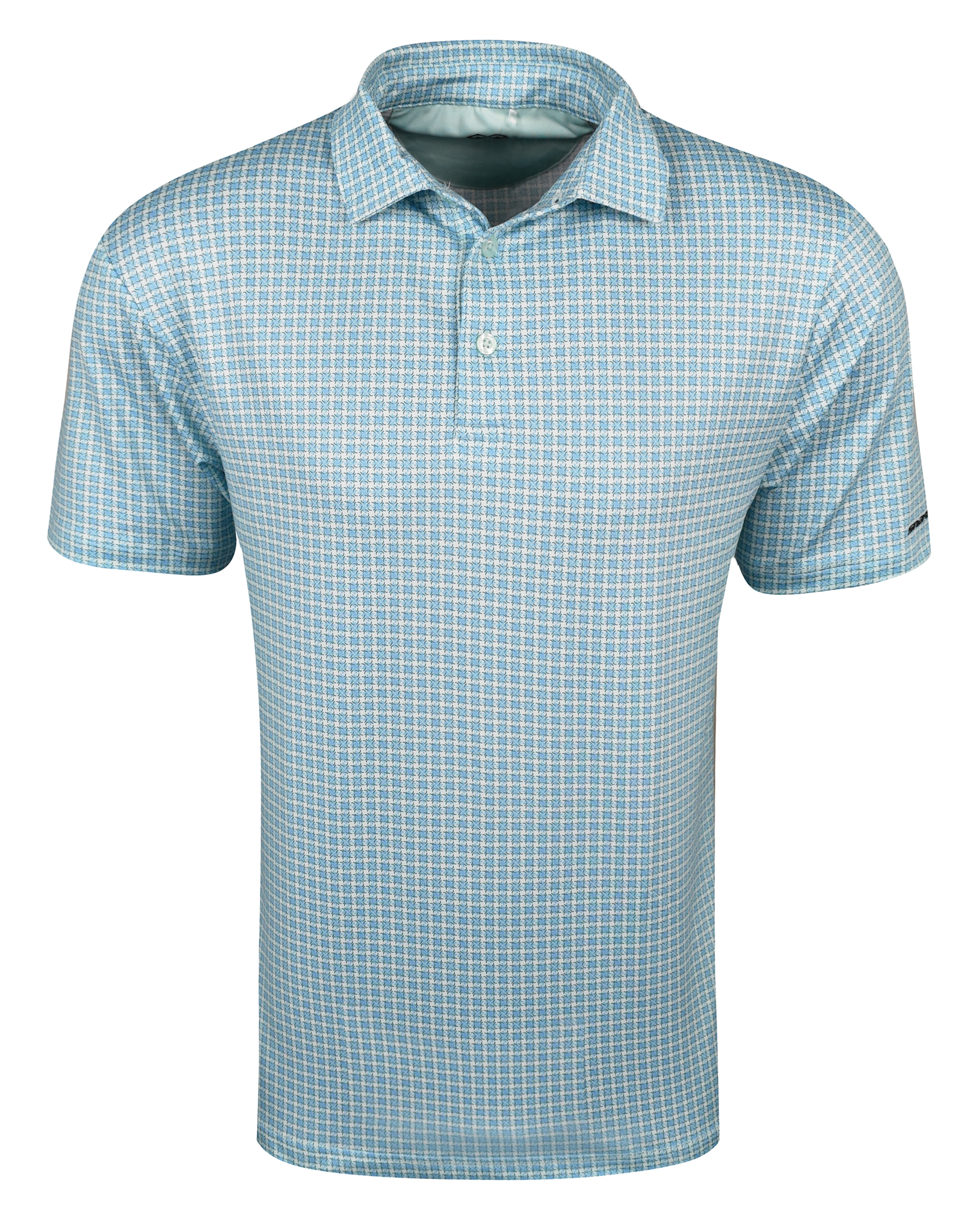 New Snake Eyes Golf Geo Print Polo - Picture 13 of 15