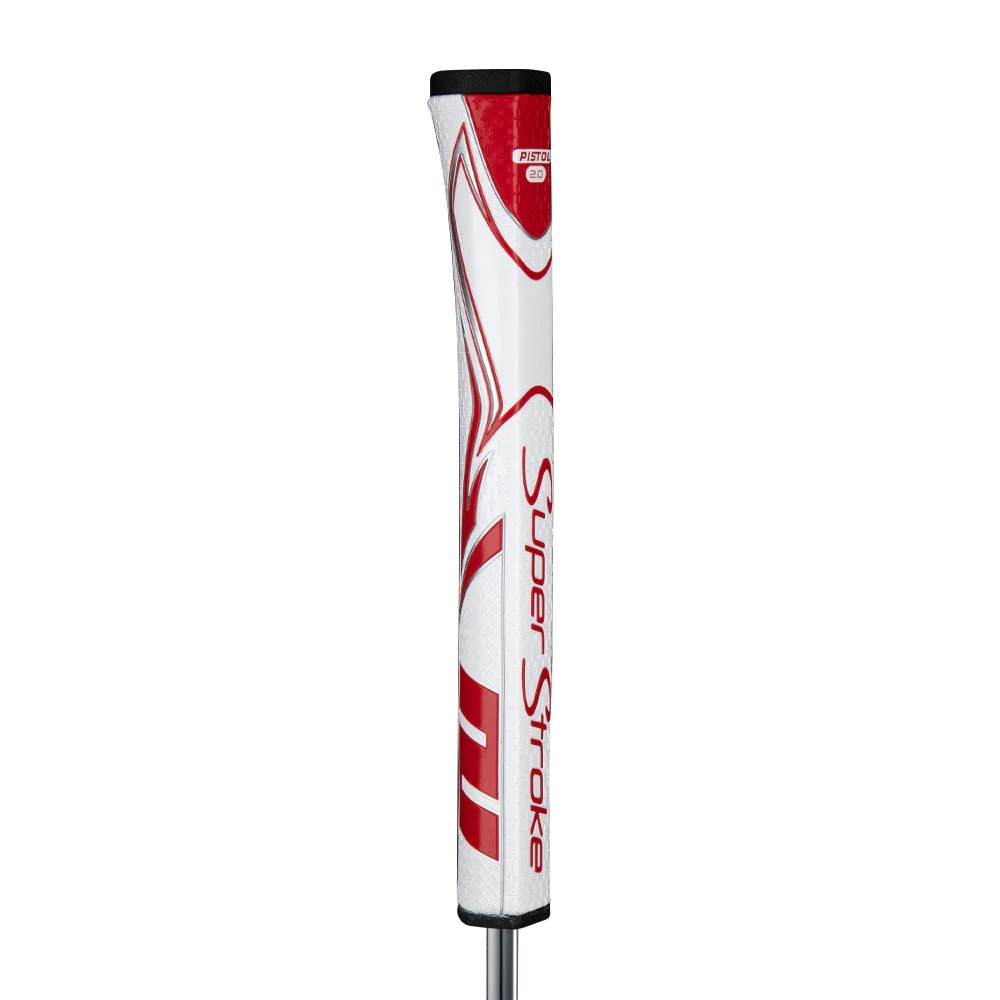 SuperStroke Golf Zenergy Pistol GT 2.0 Grips White/Red
