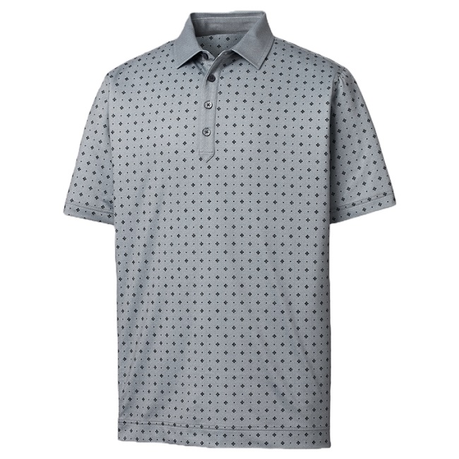 FootJoy Golf Athletic Fit Lisle Deco Print Polo