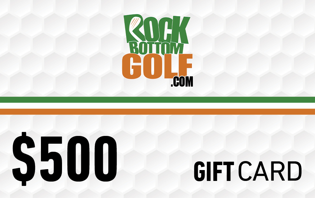 RockBottomGolf. com $500 Gift Card