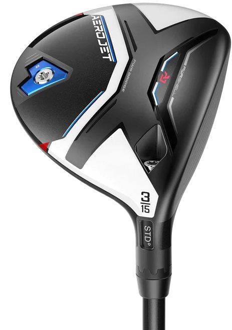 Pre-Owned Cobra Golf Aerojet Fairway Wood Graphite MLH 15* Extra Stiff #3 Fairway [Aldila Nv 85 Graphite] *Value* LEFT HAND