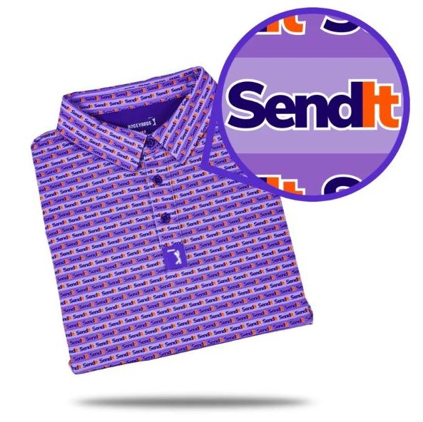 Bogey Bros Men's Send It Polo Shirt