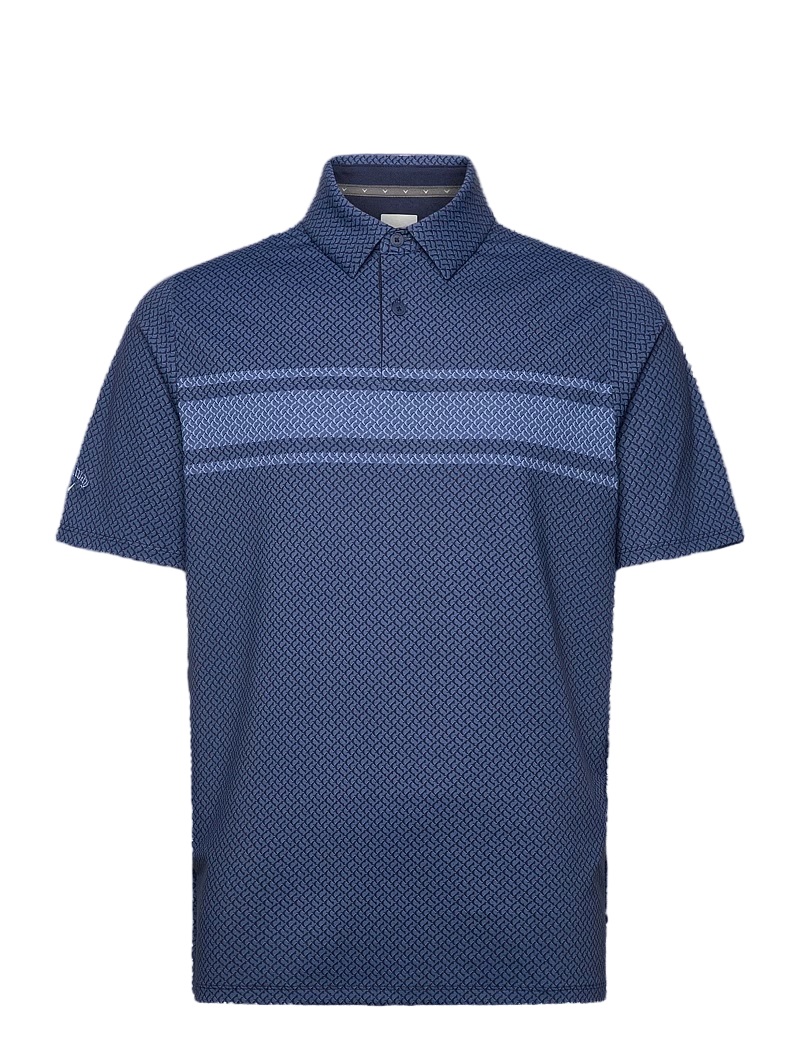 Callaway Golf Engineered Triple Track Geo Print Polo