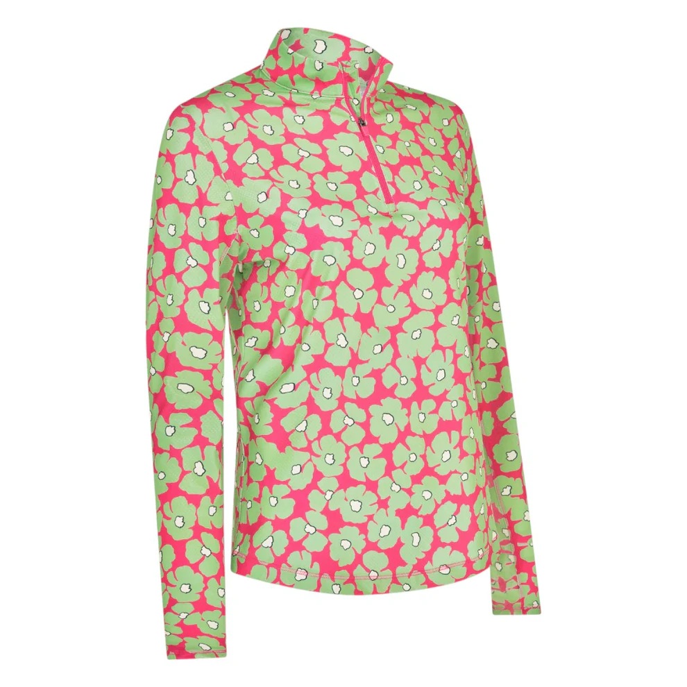 Callaway Golf Ladies Floral Printed Sun Protection Pullover