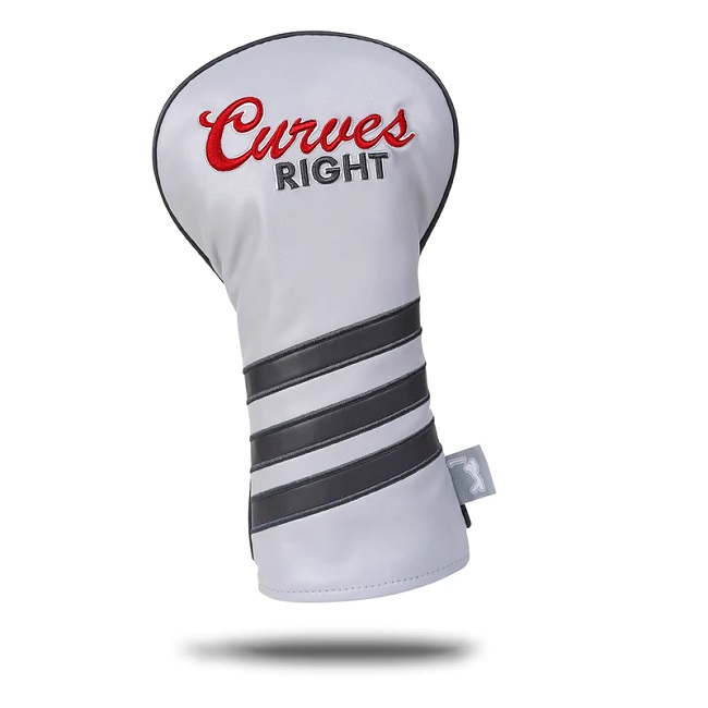 Bogey Bros Golf Driver Headcover Curves Right