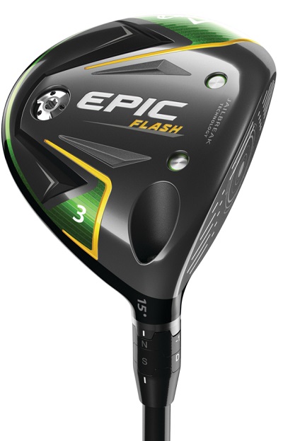Pre-Owned Callaway Golf Epic Flash Fairway Graphite MLH 15* Regular #3 Fairway [Project X Even Flow Green 5.5 65 Graphite] *Value* LEFT HAND