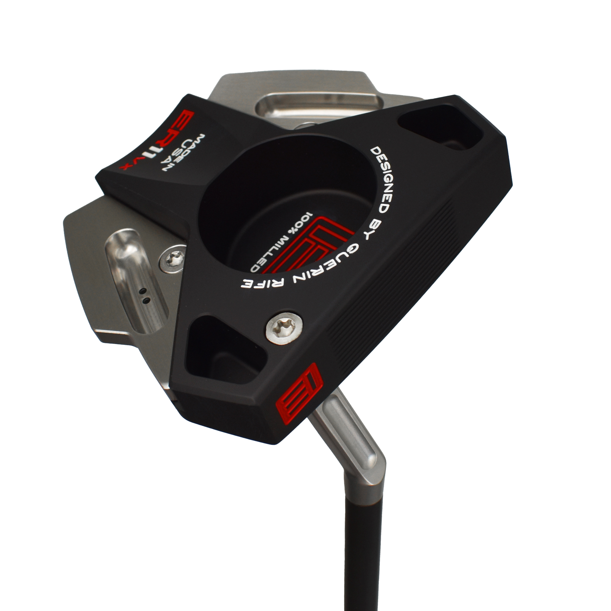 Pre-Owned Trade In Evnroll Golf Er11Vx1 Silver Slant Plumber Outback Mallet Putter Steel MRH Putter [ Evnroll Stock Steel ] 33.5" Heel Shafted * Excellent *