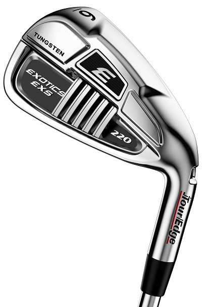Pre-Owned Trade In Tour Edge Golf Exotics Exs 220 Iron Set Steel MRH Regular 5-PW/AW Irons [ True Temper Xp 85 Steel ] +1" * Value *