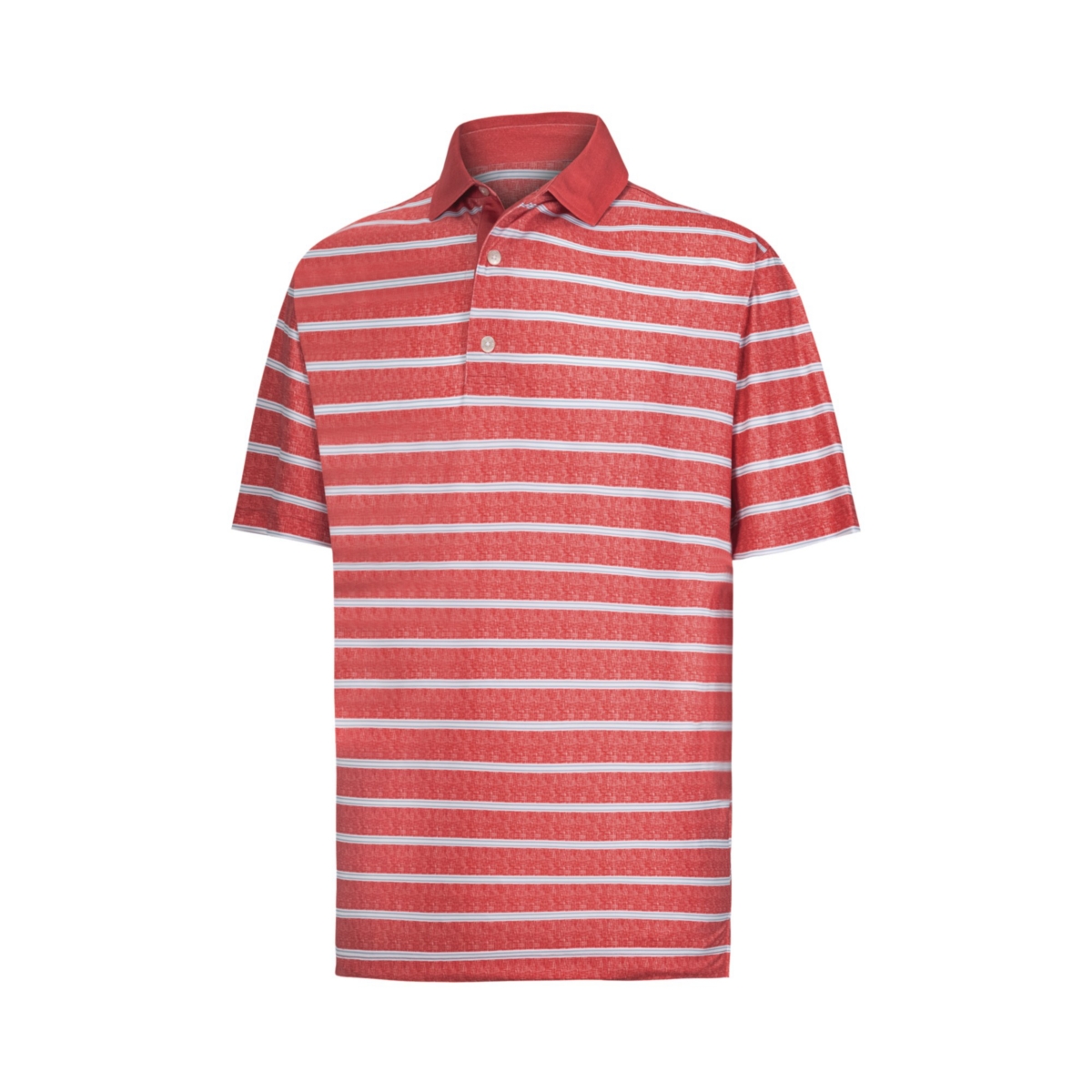 FootJoy Golf Open Stripe Heather Lisle Polo FootJoy Golf Open Stripe Heather Lisle Polo