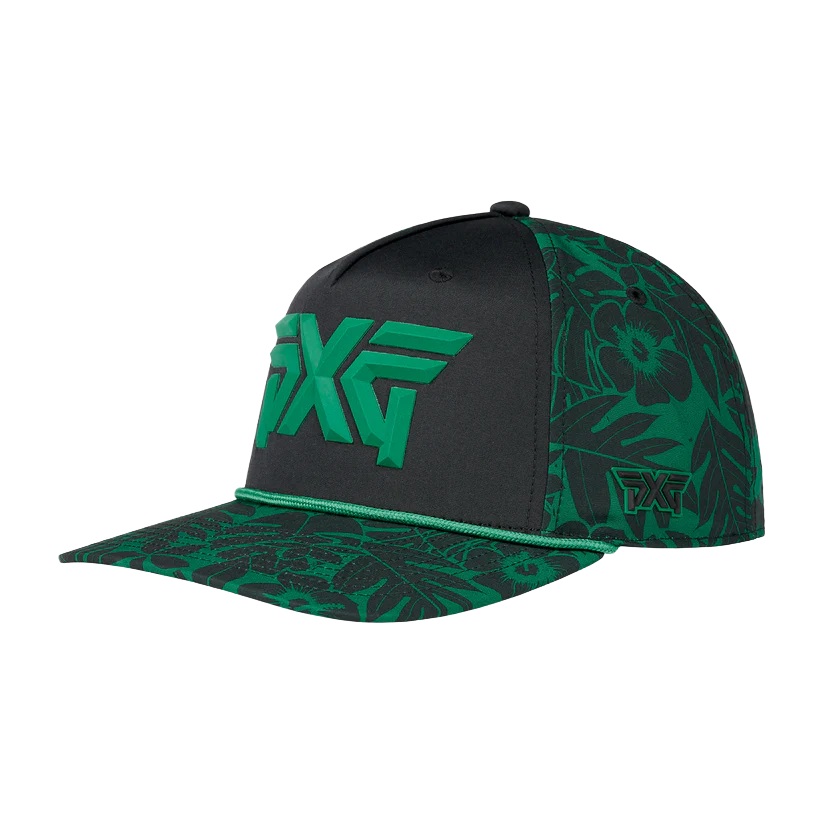 WAKE LB Nylon CAP by PG PTG ピスタチオグリーン PXG Golf Aloha 5 Panel Curved Bill Hat | RockBottomGolf.com