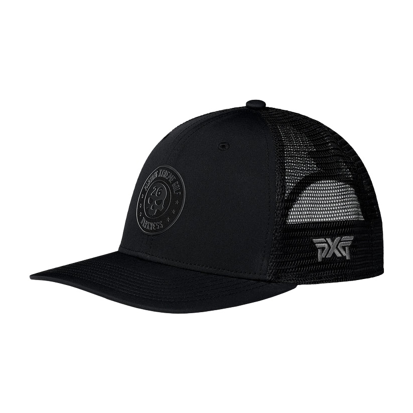 PXG Golf Darkness 6 Panel Trucker Patch Snapback Hat