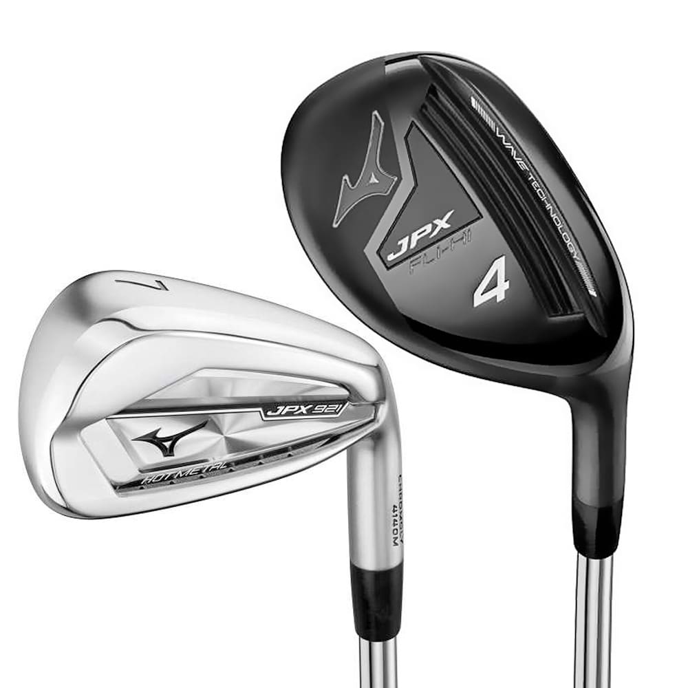Pre-Owned Trade In Mizuno Golf Jpx 921 Hot Metal Combo Irons Graphite MRH Senior 5/6H 7-PW/GW/SW Irons [ Ust Mamiya Recoil Esx 460 F2 Graphite ] * Very Good *