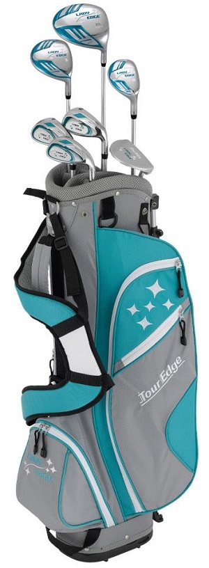 New Tour Edge Golf Lady Edge Starter Set With Stand Bag - Picture 16 of 27