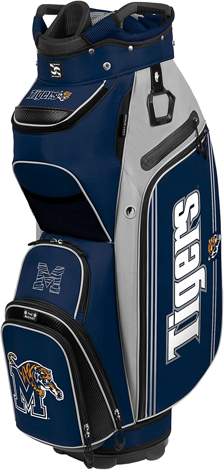 Team Effort Golf NCAA Bucket III Cooler Cart Bag Memphis Tigers