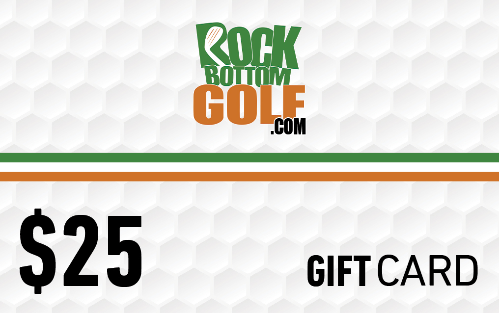 RockBottomGolf. com $25 Gift Card